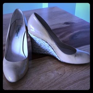 LK Bennett Size 38 Wedge Neutral Heels